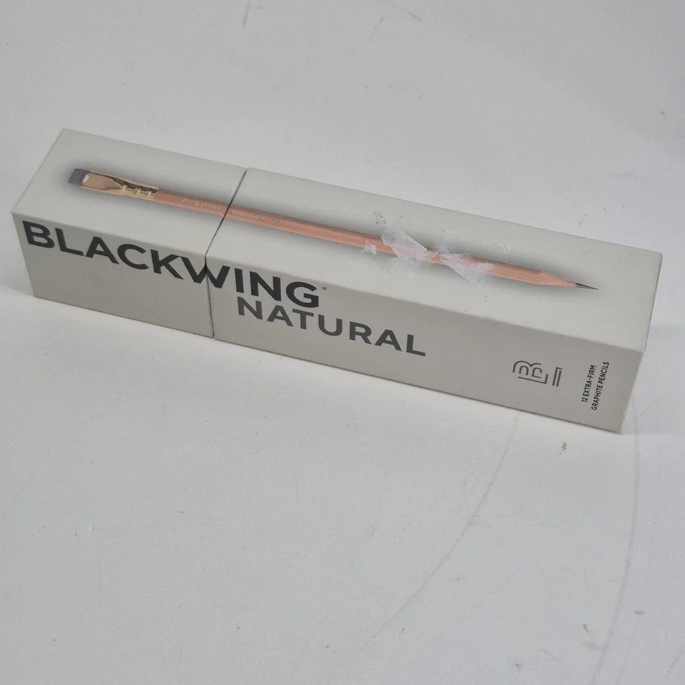 NEW Blackwing Natural 9 Extra Firm Graphite Pencils